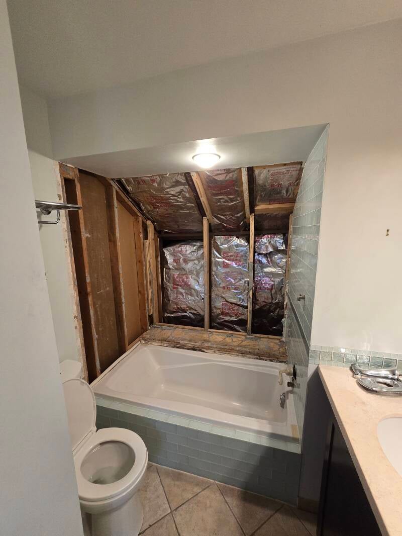 Bathroom tile and tub remodel